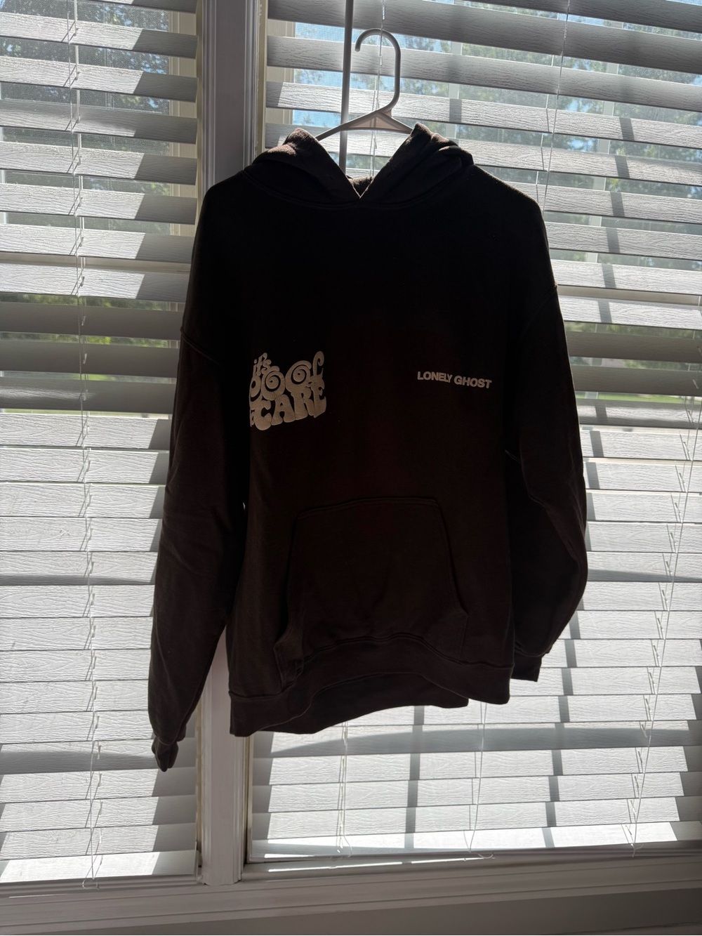 Lonely ghost brown hoodie